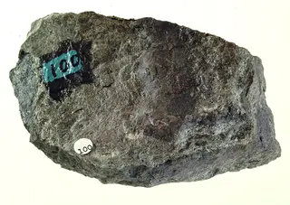 Bijiki Schist (grunerite-magnetite rock) (GeoDIL number - 412).jpg