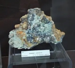 ORPHEITE FROM MADZHAROVO, HASKOVO PROVINCE, BULGARIA AT THE NATIONAL MUSEUM EARTH AND MAN IN SOFIA.jpg