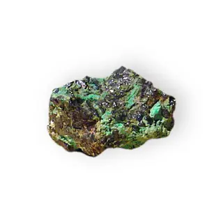 Silver - Native Element with chrysocolla and jalpaite La Mesa Chihuahua Mexico 1618.jpg