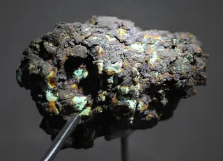 Vaca Muerta mesosiderite, morenosite crystalline gardens.jpg