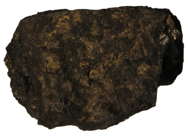 Putoranite, Talnakhite - Mineralogisches Museum Bonn1.jpg