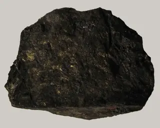Putoranite, Talnakhite - Mineralogisches Museum Bonn2.jpg