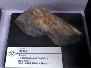 Shigaite displayed at Mining Museum of Akita University.jpg