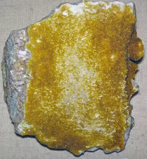 Uranophane-β (Rössing Uranium Mine, Erongo, Namibia).jpg