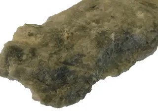 Weberite (greenish grey) in Kryolite - Mineralogisches Museum Bonn2.jpg