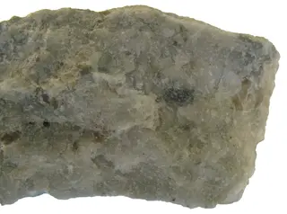 Weberite (greenish grey) in Kryolite - Mineralogisches Museum Bonn3.jpg