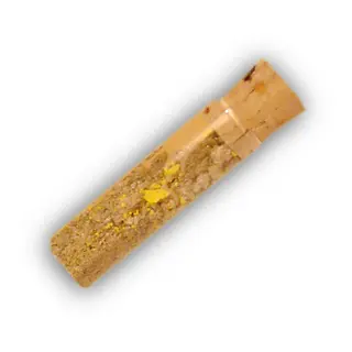 Bayleyite in sand w - andersonite Hydrous magnesium uranyl carbonate Ambrosia Lake District McKinley County New Mexico 2059.jpg
