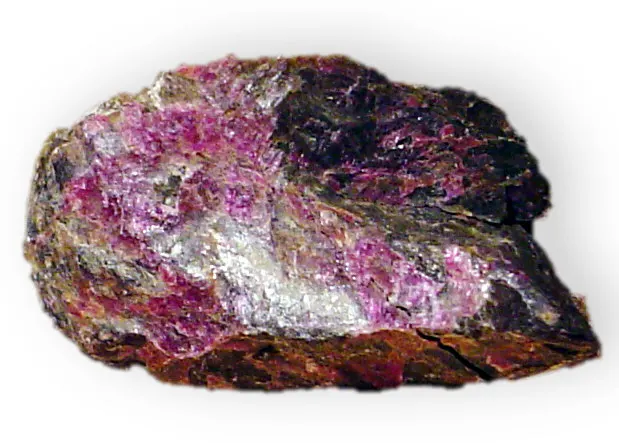 Stichtite on serpentine Basic hydrous magnesium chromate and carbonate New Amianthus Mine Transvaal South Africa 1623.jpg