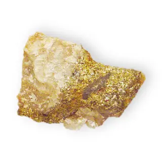 Brannerite in rock with pyrite Titanium uranium thorium calcium iron rare earth oxide Algom Nordic Mine, Elliot Lake, Ontario, Canada.jpg