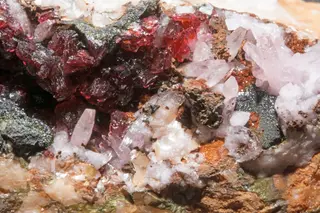 Roselite-ß, cobaltocalcite, cobaltaustinite, dolomite 7100.3711.jpg