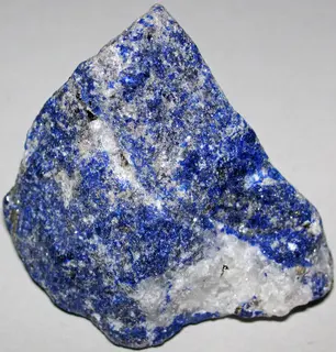 Lazuritic-pyritic marble (Sar-e-Sang Deposit, Sakhi Formation, Precambrian, 2.4-2.7 Ga (?); Sar-e-Sang Mining District, Hindu-Kush Mountains, Afghanistan) 10.jpg
