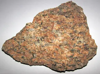 Granite (Mesoproterozoic, 1098 Ma; Rt. 30 roadcut south of the town of Tupper Lake, New York State, USA) 2 (31216546030).jpg