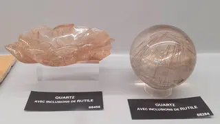 Rutilated quartz, Musee de Mineralogie, Paris, 2025.jpg