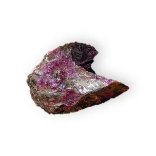 Stichtite 2 on serpentine Basic hydrous magnesium chromate and carbonate New Amianthus Mine Transvaal South Africa 1624.jpg