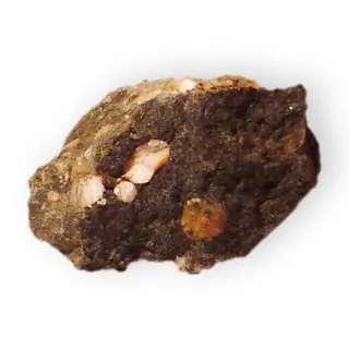 Thomsonite 2 in Basalt Hydrous calcium sodium aluminum silicate Grand Marais Cook Minnesota 1885.jpg