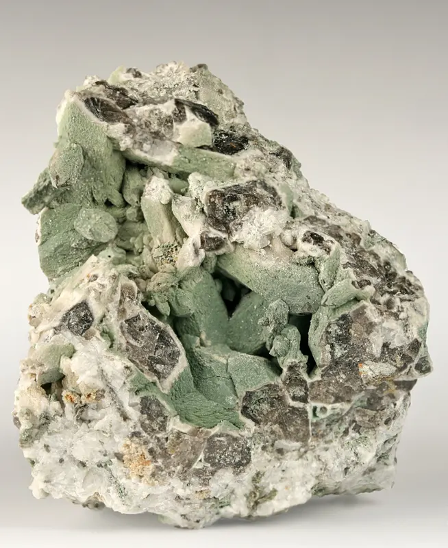 Ferroceladonite, Smoky Quartz, Microcline-171040.jpg